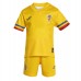 Maillot de foot Roumanie Domicile vêtements enfant Europe 2024 Manches Courtes (+ pantalon court)